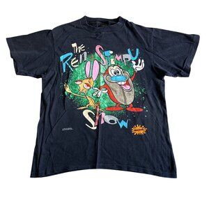 Vintage Changes 1991 The Ren & Stimpy Show Graphic T-Shirt Y2K Nickelodeon